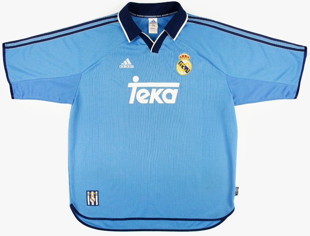 Camisa III Real Madrid 1999 2000 Adidas retro 